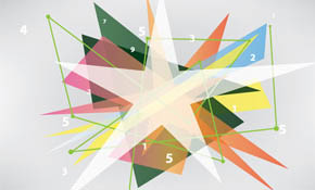 Abstract math background design